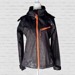 Oxygen black and orange fall jacket